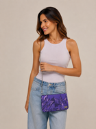 Bandolera Clutch Ramos de Púrpura