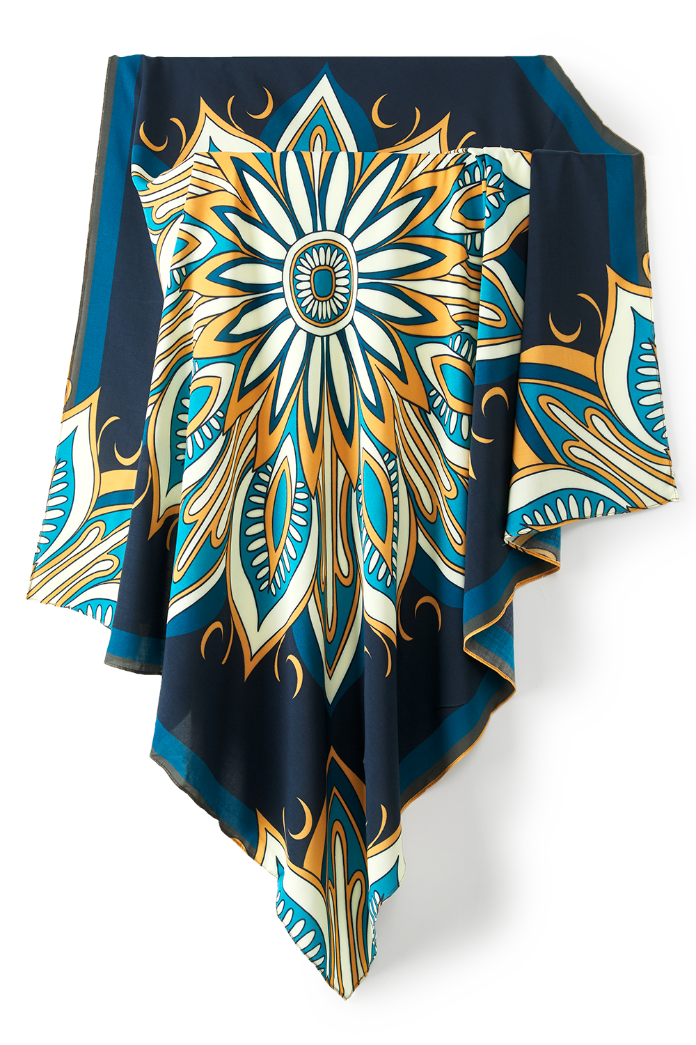 Pañuelo Turbante Mandala Arabesco - Viscose/ 90x90 - Scarfme | Bufandas, Pañuelos, Chales, Turbantes