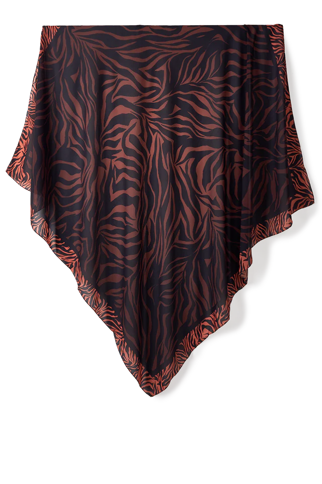 Max Pañuelo Animal Print- Mousseline de Poliester/ 130x130 - Scarfme | Bufandas, Pañuelos, Chales, Turbantes