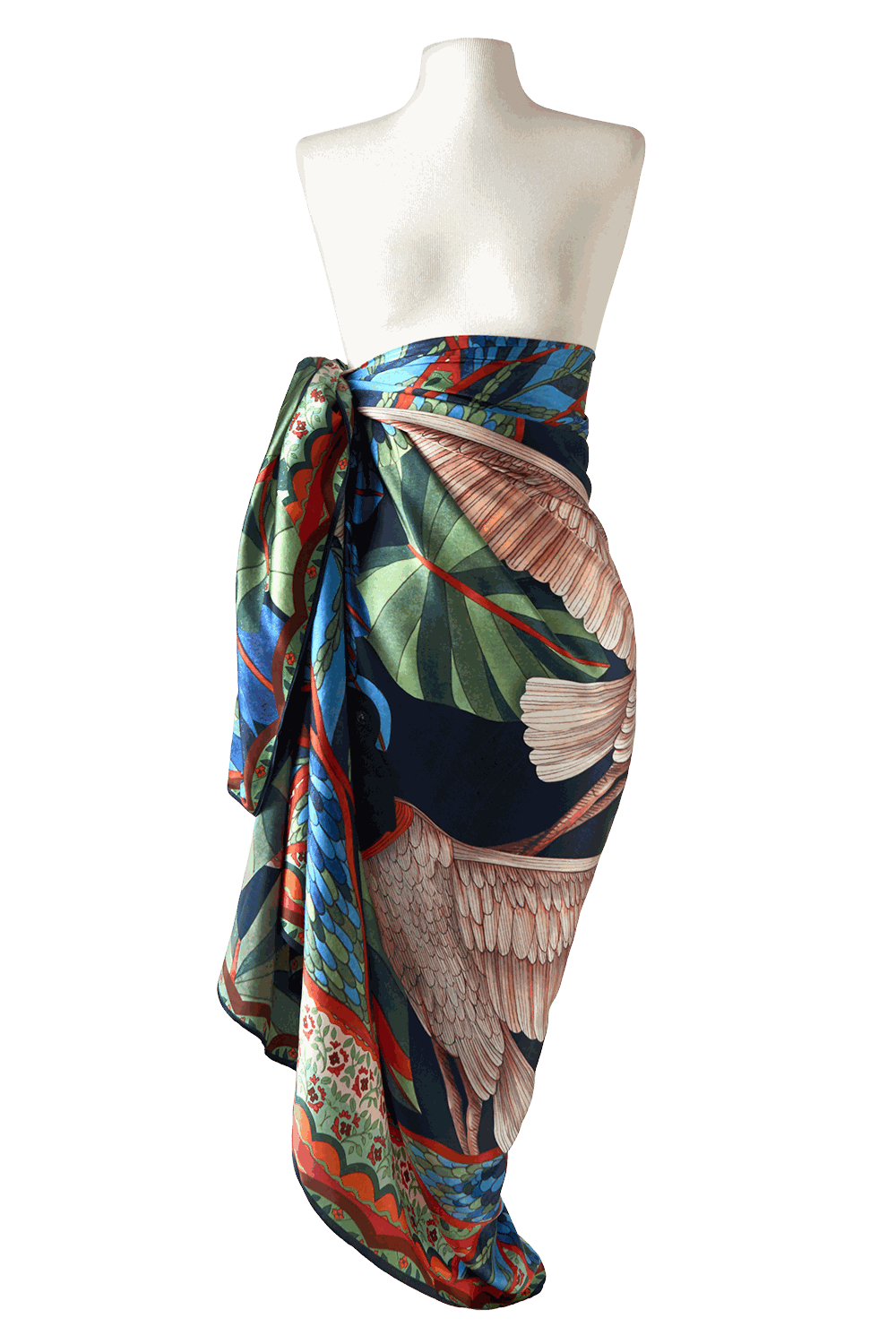 Pareo Patanal- Satén de Seda/ 130x200 - Scarfme | Bufandas, Pañuelos, Chales, Turbantes