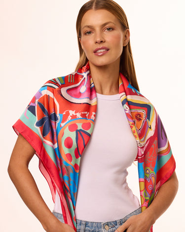 Pañuelo Alma Libre - Satén de Poliester/ 90x90 - Scarfme | Bufandas, Pañuelos, Chales, Turbantes