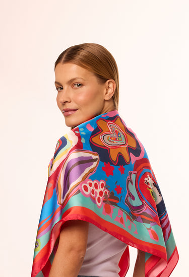 Pañuelo Alma Libre - Satén de Poliester/ 90x90 - Scarfme | Bufandas, Pañuelos, Chales, Turbantes