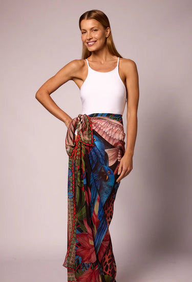 Max Pañuelo Pantanal- Mousseline de Poliester/ 130x130