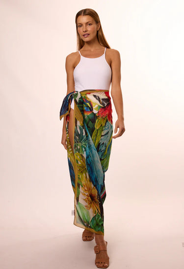 Max Pañuelo Araras do Brasil - Mousseline de Poliester/ 130x130