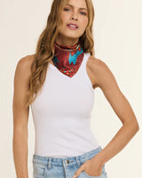 Pañuelo Touro- Twill de Seda/ 50x50 - Scarfme | Bufandas, Pañuelos, Chales, Turbantes