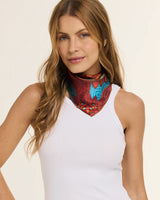 Pañuelo Touro- Twill de Seda/ 50x50 - Scarfme | Bufandas, Pañuelos, Chales, Turbantes