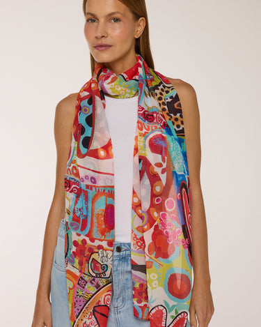Chal Alma Libre - Mousseline de Poliester/ 45x210 - Scarfme | Bufandas, Pañuelos, Chales, Turbantes