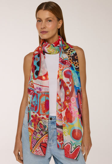 Chal Alma Libre - Mousseline de Poliester/ 45x210 - Scarfme | Bufandas, Pañuelos, Chales, Turbantes