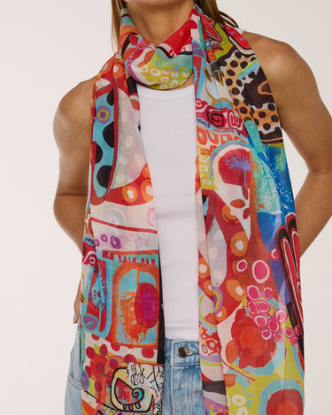 Chal Alma Libre - Mousseline de Poliester/ 45x210 - Scarfme | Bufandas, Pañuelos, Chales, Turbantes