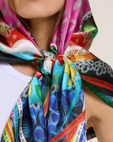 Pañuelo Baiana - Twill de Seda/ 90x90 - Scarfme | Bufandas, Pañuelos, Chales, Turbantes