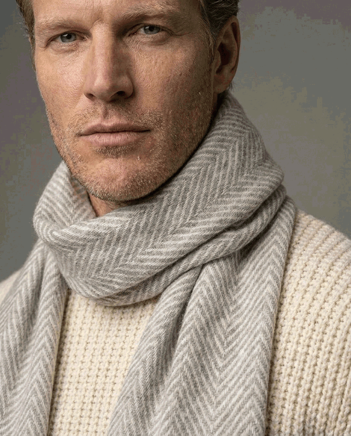 Cashmere Espina de Pez Off White - Scarfme | Bufandas, Pañuelos, Chales, Turbantes