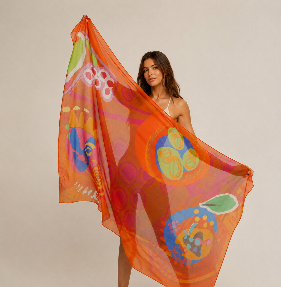 Pareo Alma Libre Georgette/ 130x200 - Scarfme | Bufandas, Pañuelos, Chales, Turbantes