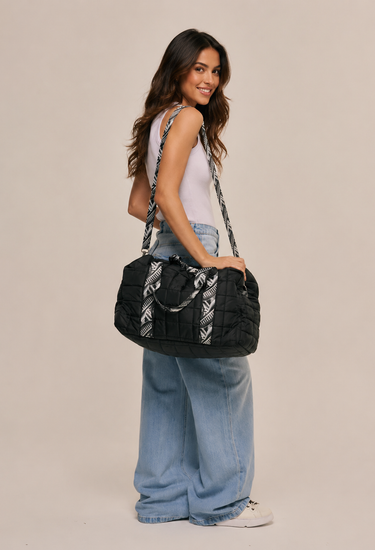 Bolsa de Gimnasio Modern Dubai Negro - Scarfme | Bufandas, Pañuelos, Chales, Turbantes