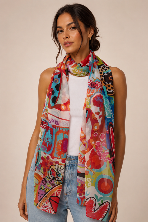 Chal Alma Libre/ 45x210 - Scarfme | Bufandas, Pañuelos, Chales, Turbantes