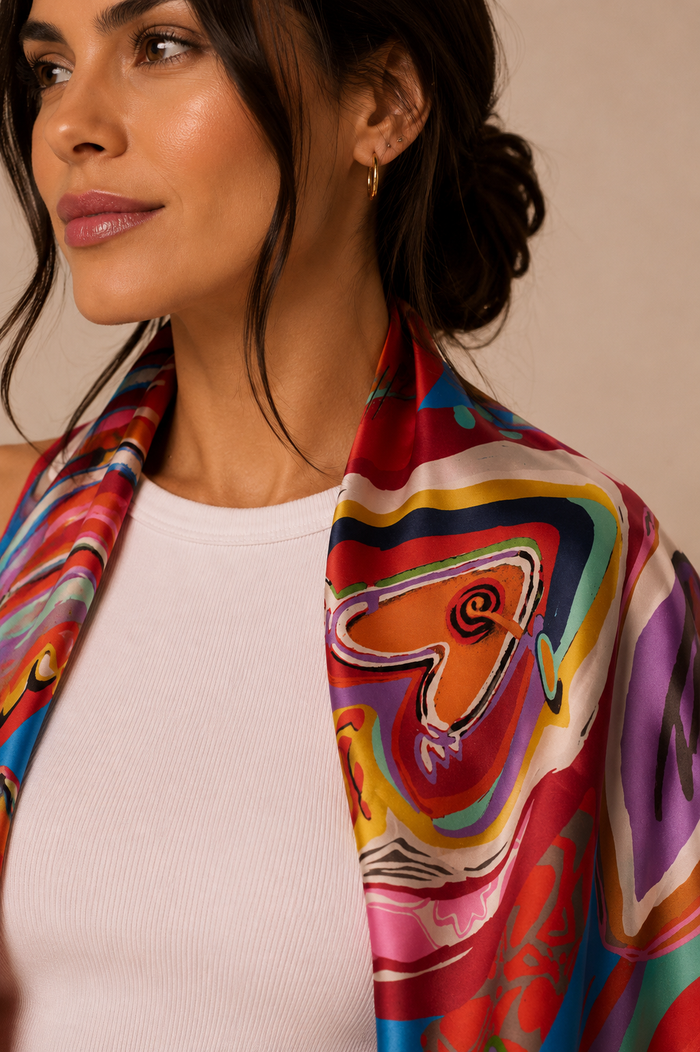 Pañuelo Alma Libre/ 90x90 - Scarfme | Bufandas, Pañuelos, Chales, Turbantes
