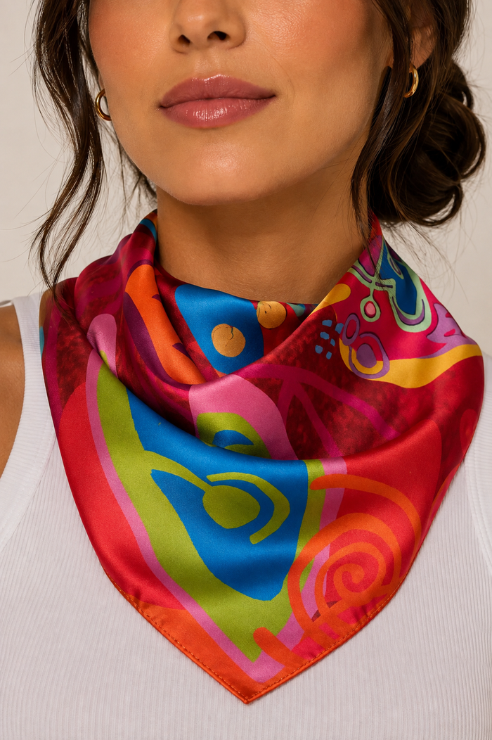 Pañuelo Alma Libre/ 65x65 - Scarfme | Bufandas, Pañuelos, Chales, Turbantes