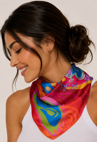 Pañuelo Alma Libre/ 65x65 - Scarfme | Bufandas, Pañuelos, Chales, Turbantes