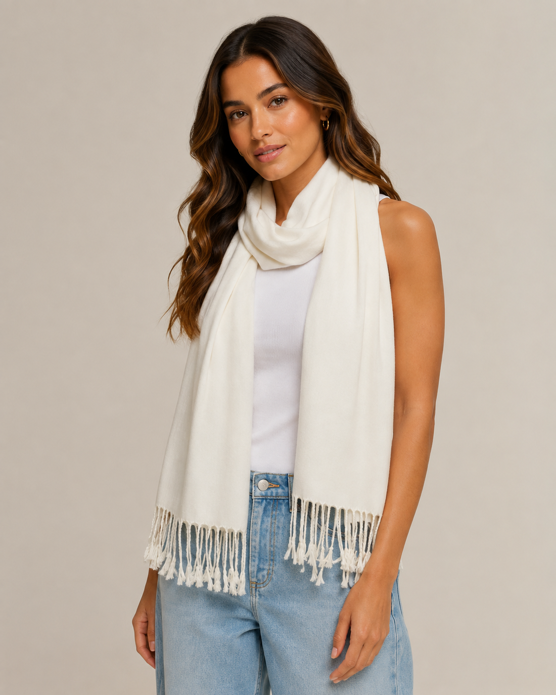 Pashmina Lisa Viscose/ 70x180 - Scarfme | Bufandas, Pañuelos, Chales, Turbantes
