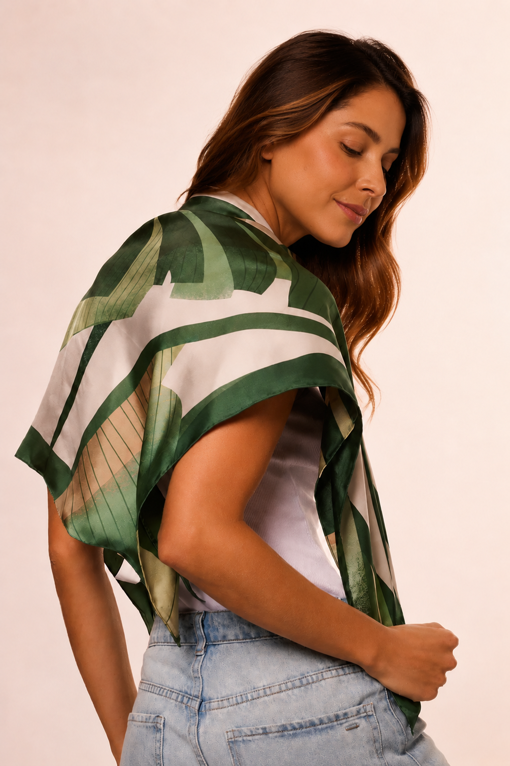 Pañuelo Lueji - Twill de Seda/ 90x90 - Scarfme | Bufandas, Pañuelos, Chales, Turbantes