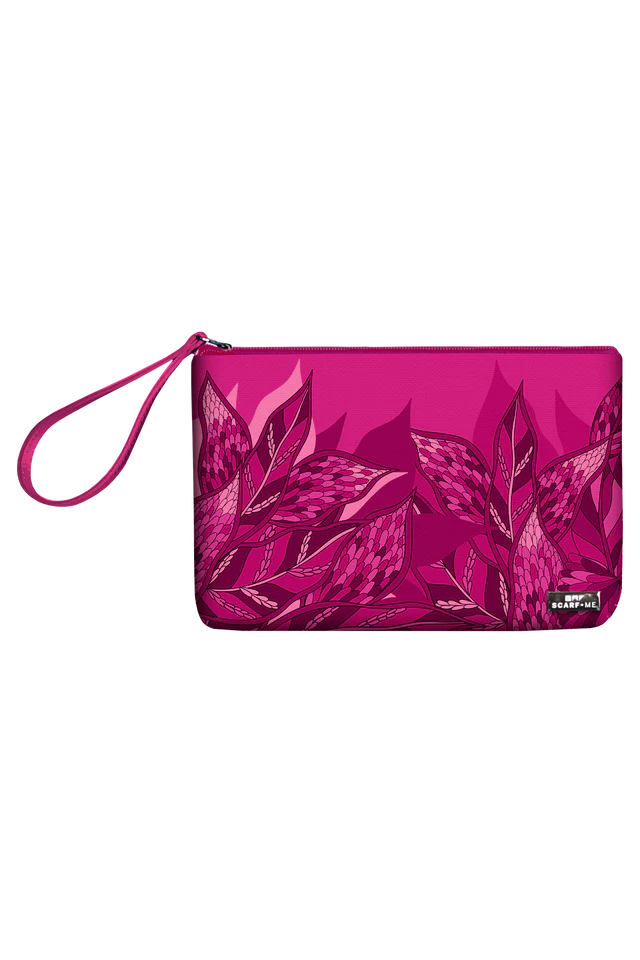 Bandolera Clutch Ramos de Púrpura - Scarfme | Bufandas, Pañuelos, Chales, Turbantes