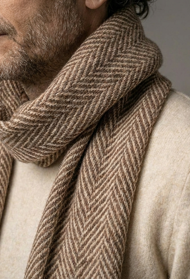 Cashmere Espina de Pez Cappuccino