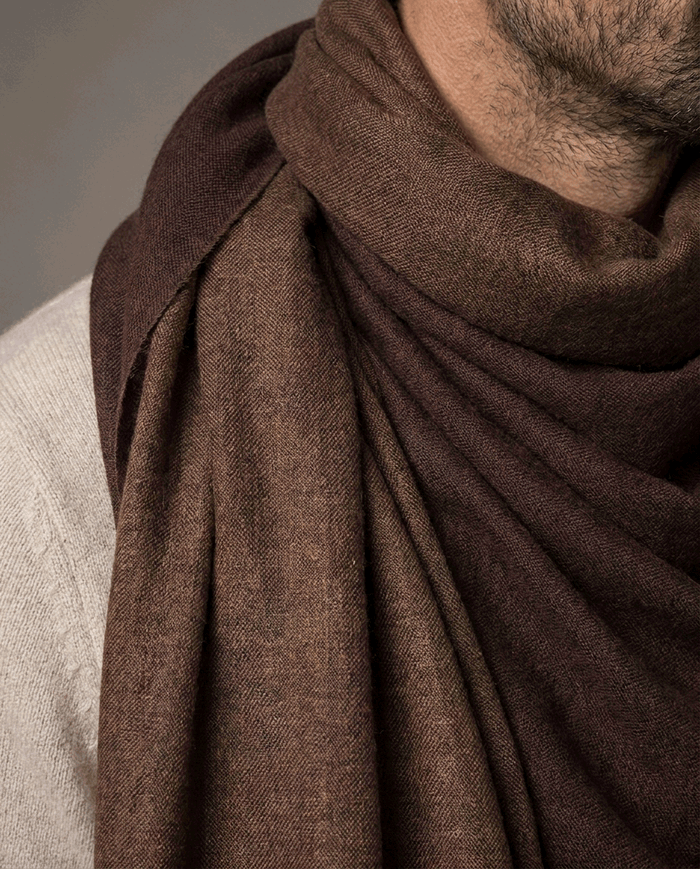 Cashmere Doble Face Cafe - Scarfme | Bufandas, Pañuelos, Chales, Turbantes