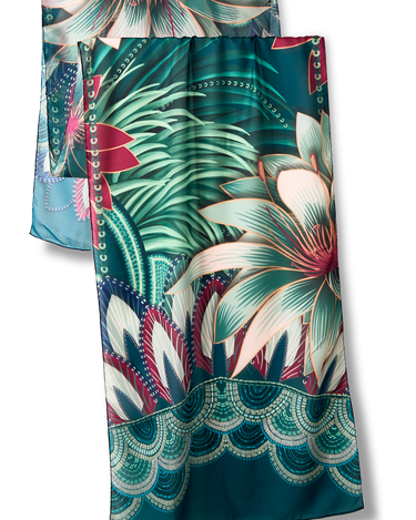 Chal Alegoria - Mousseline de Poliéster/ 45x210 - Scarfme | Bufandas, Pañuelos, Chales, Turbantes