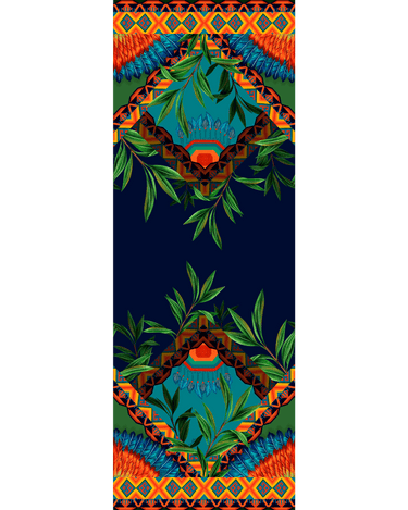 Chal Amazonía Indígena - Mousseline de Poliéster/ 45x210 - Scarfme | Bufandas, Pañuelos, Chales, Turbantes