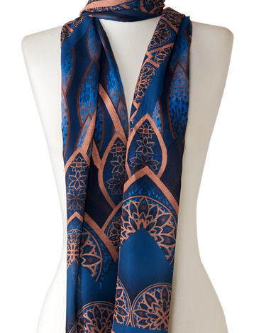 Chal Grand Mosque - Mousseline de Poliéster/ 45x210 - Scarfme | Bufandas, Pañuelos, Chales, Turbantes