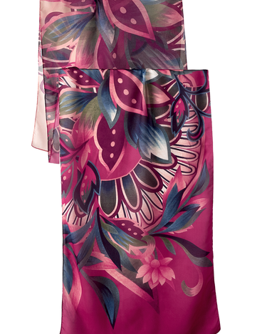 Chal Intensidade - Mousseline de Poliéster/ 45x210 - Scarfme | Bufandas, Pañuelos, Chales, Turbantes