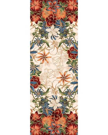 Chal Marble Flowers- Mousseline de Seda/ 60x210 - Scarfme | Bufandas, Pañuelos, Chales, Turbantes