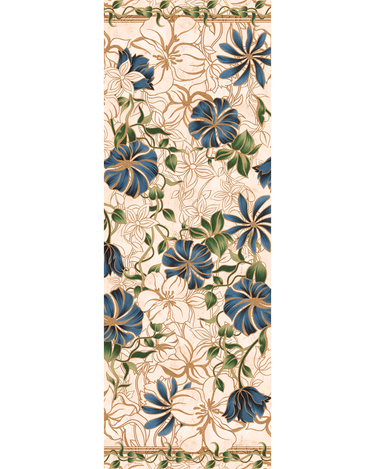 Chal Marble Flowers- Mousseline de Seda/ 60x210 - Scarfme | Bufandas, Pañuelos, Chales, Turbantes