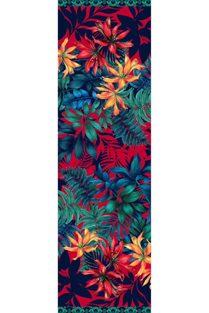 Chal Mata Atlantica- Mousseline de Seda/ 60x210 - Scarfme | Bufandas, Pañuelos, Chales, Turbantes