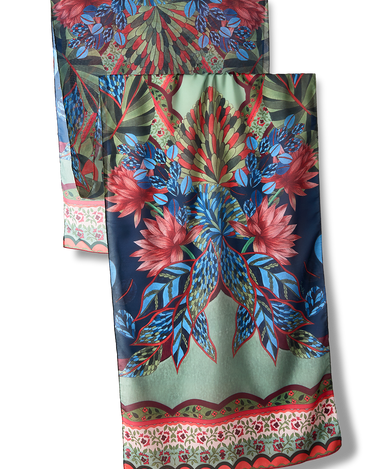 Chal Pantanal - Mousseline de Poliéster/ 45x210 - Scarfme | Bufandas, Pañuelos, Chales, Turbantes