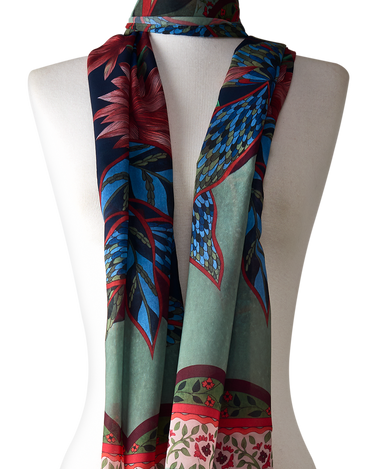 Chal Pantanal - Mousseline de Poliéster/ 45x210 - Scarfme | Bufandas, Pañuelos, Chales, Turbantes