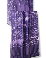 Chal Ramos de Púrpura- Mousseline de Seda/ 60x210 - Scarfme | Bufandas, Pañuelos, Chales, Turbantes