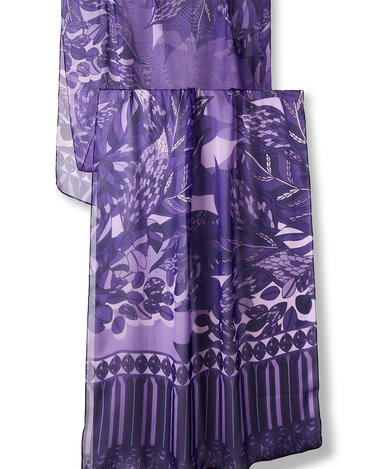 Chal Ramos de Púrpura- Mousseline de Seda/ 60x210 - Scarfme | Bufandas, Pañuelos, Chales, Turbantes