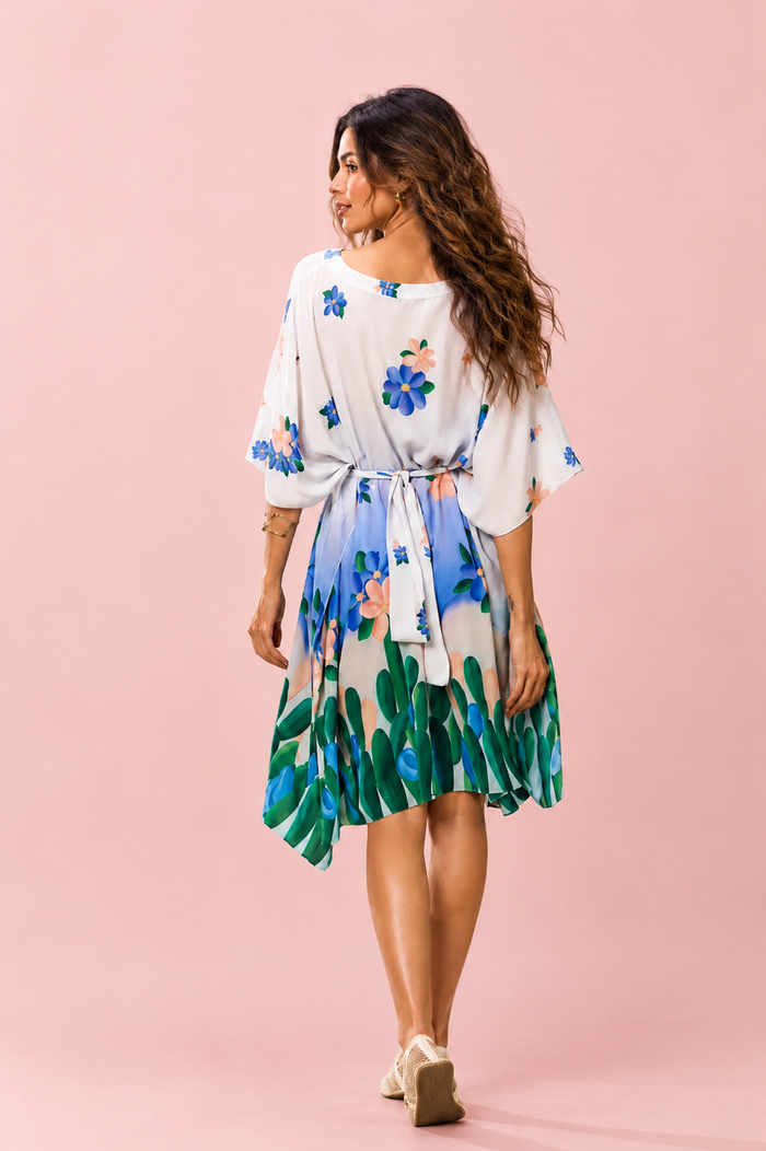 Kaftan Manacá- Corto/ Seda
