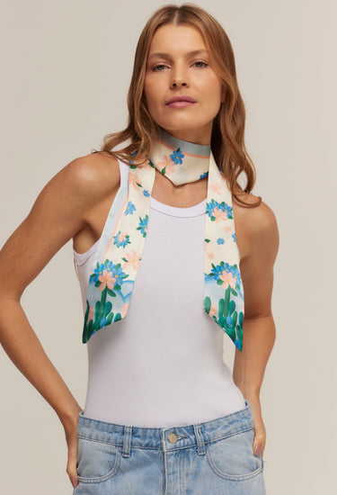 Twilly Manacá- Satén de Seda/ 8x130 - Scarfme | Bufandas, Pañuelos, Chales, Turbantes