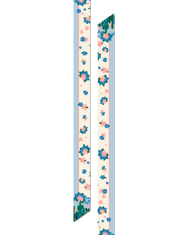 Twilly Manacá- Satén de Seda/ 8x130 - Scarfme | Bufandas, Pañuelos, Chales, Turbantes