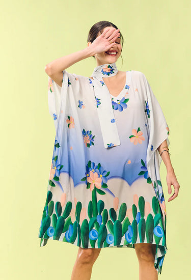 Kaftan Manacá- Corto/ Seda - Scarfme | Bufandas, Pañuelos, Chales, Turbantes