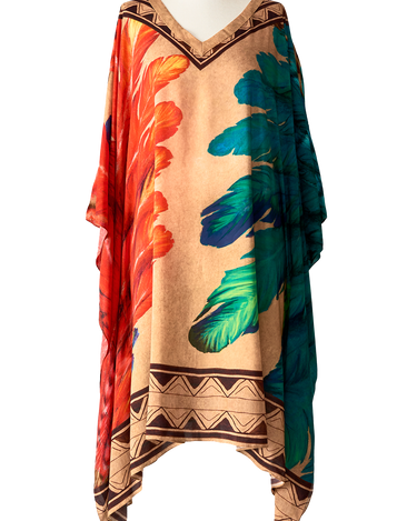 Kaftan Corto Penas Cocar - Viscose - Scarfme | Bufandas, Pañuelos, Chales, Turbantes