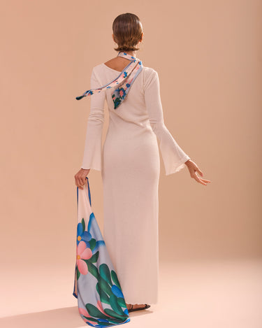 Pañuelo Manacá- Satén de Seda/ 65x65 - Scarfme | Bufandas, Pañuelos, Chales, Turbantes