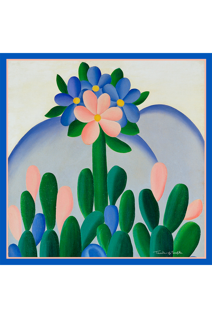 Pañuelo Manacá- Satén de Seda/ 65x65 - Scarfme | Bufandas, Pañuelos, Chales, Turbantes