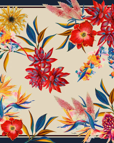 Pañuelo Turbante Floral Sunset- Viscose/ 90x90 - Scarfme | Bufandas, Pañuelos, Chales, Turbantes