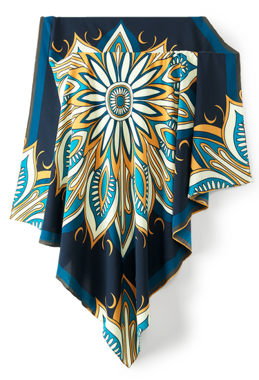 Pañuelo Turbante Mandala Arabesco - Viscose/ 90x90 - Scarfme | Bufandas, Pañuelos, Chales, Turbantes