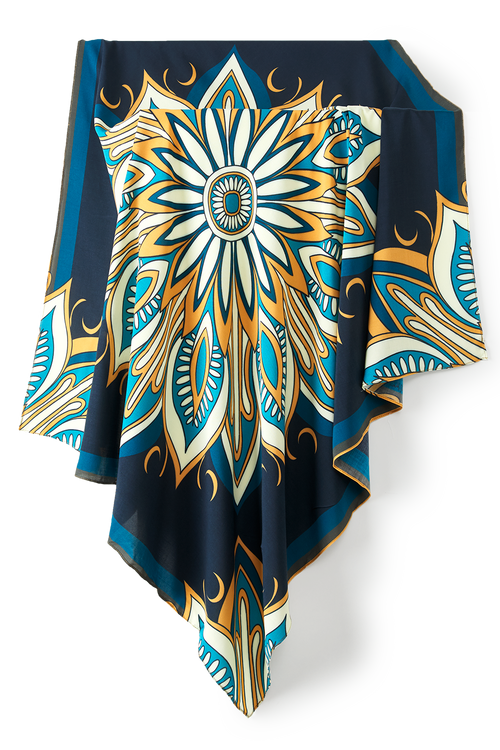Pañuelo Turbante Mandala Arabesco - Viscose/ 90x90 - Scarfme | Bufandas, Pañuelos, Chales, Turbantes