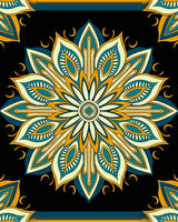 Pañuelo Turbante Mandala Arabesco - Viscose/ 90x90 - Scarfme | Bufandas, Pañuelos, Chales, Turbantes