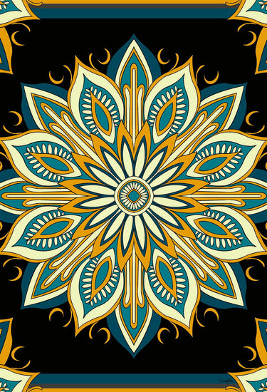 Pañuelo Turbante Mandala Arabesco - Viscose/ 90x90 - Scarfme | Bufandas, Pañuelos, Chales, Turbantes