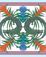 Pañuelo Bromélia- Twill de Seda/ 50x50 - Scarfme | Bufandas, Pañuelos, Chales, Turbantes